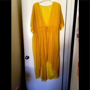 SHEER BEACH COVER UP☀️